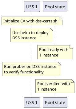 DSS pooling as a first, alone participant